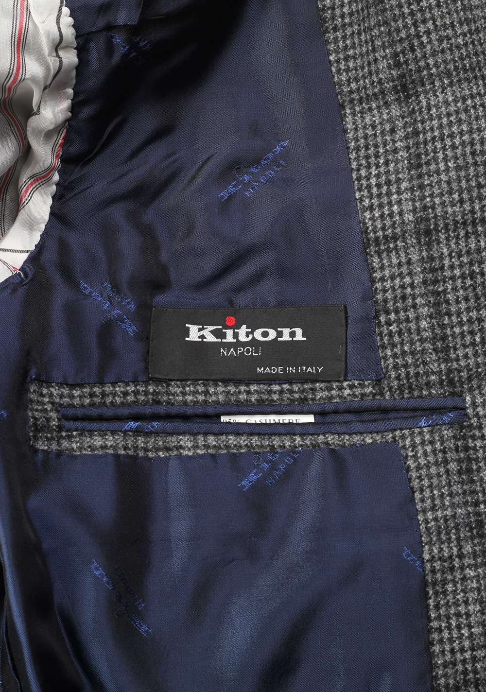 Kiton Suit Size 48 / 38R U.S. Mod. Lasa Cashmere Silk | Costume Limité