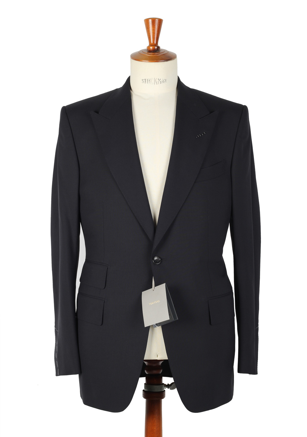 TOM FORD Navy Suit Size 50L / 40L U.S. Wool Fit A | Costume Limité