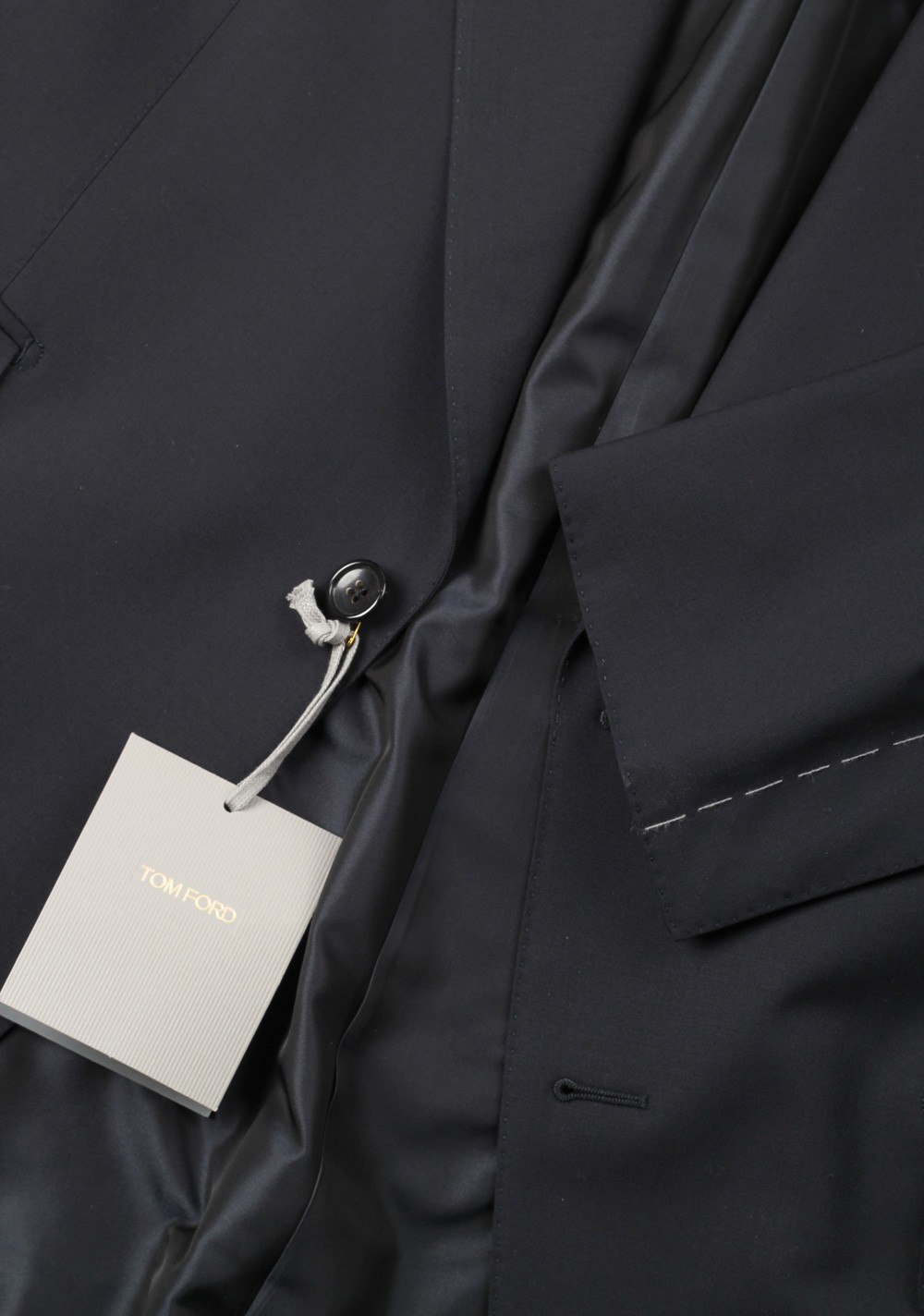 TOM FORD Navy Suit Size 50L / 40L U.S. Wool Fit A | Costume Limité