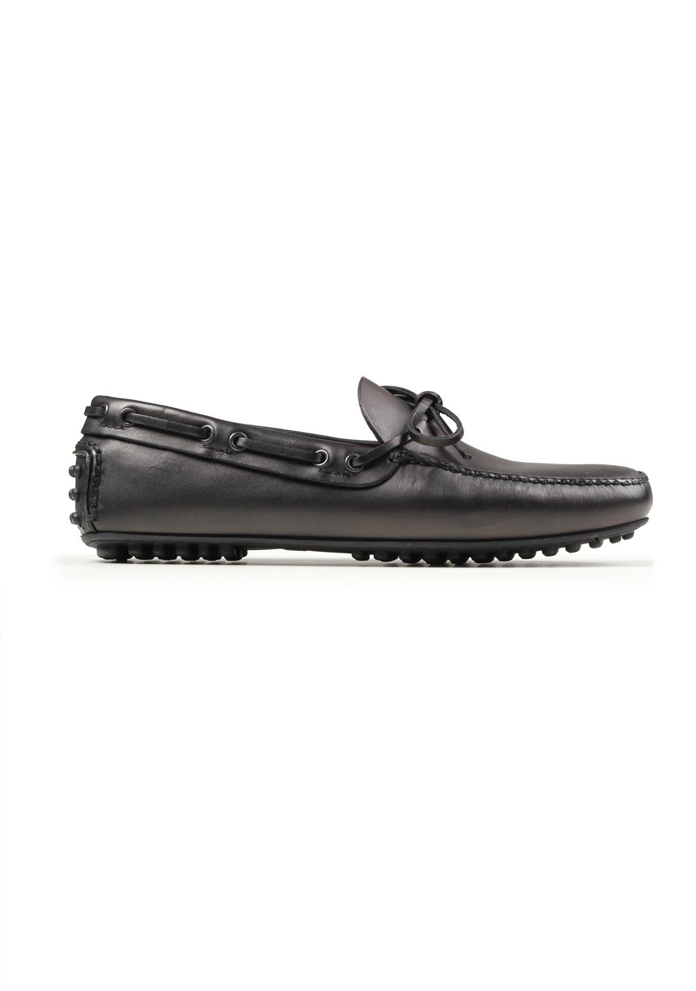 The Original Car Shoe By Prada Size 7.5 Uk / 8.5 U.S. / 41.5 Eur Black Leather | Costume Limité