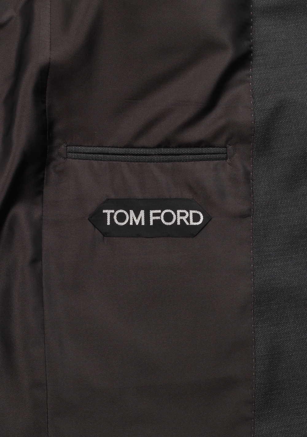 TOM FORD Gray Suit Size 56 / 46R U.S. Wool Fit A | Costume Limité