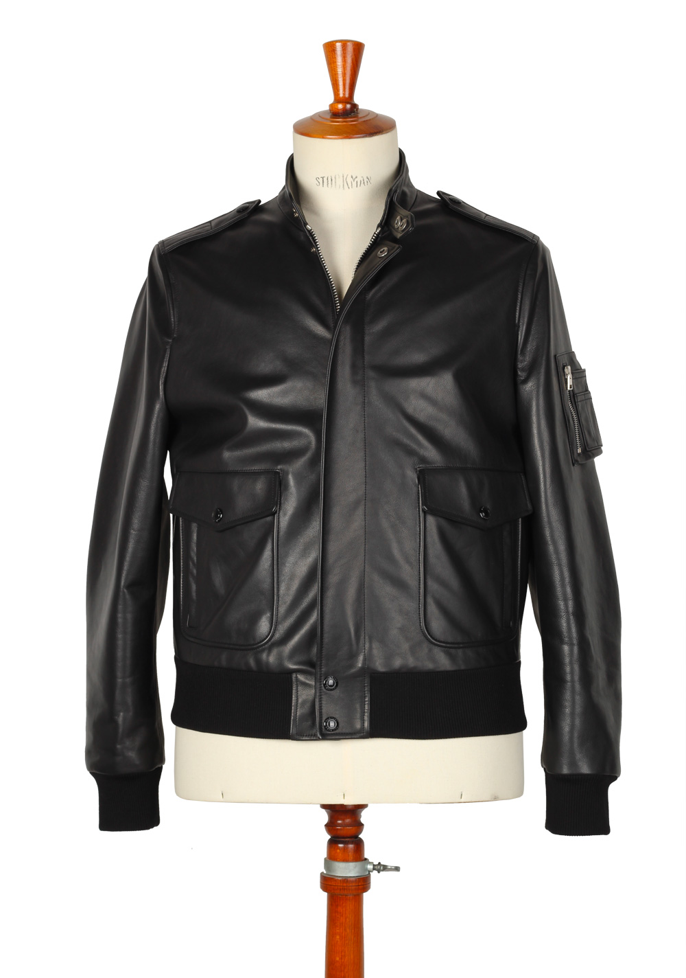 TOM FORD Leather Biker Jacket Coat Size 50 / 40R U.S. Outerwear | Costume Limité