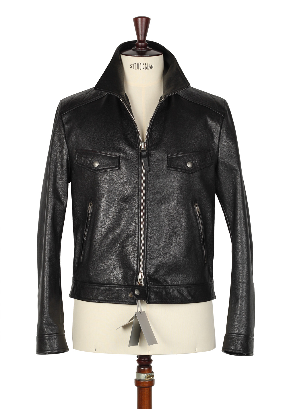 TOM FORD Leather Jacket Coat Size 56 / 46R U.S. Outerwear | Costume Limité