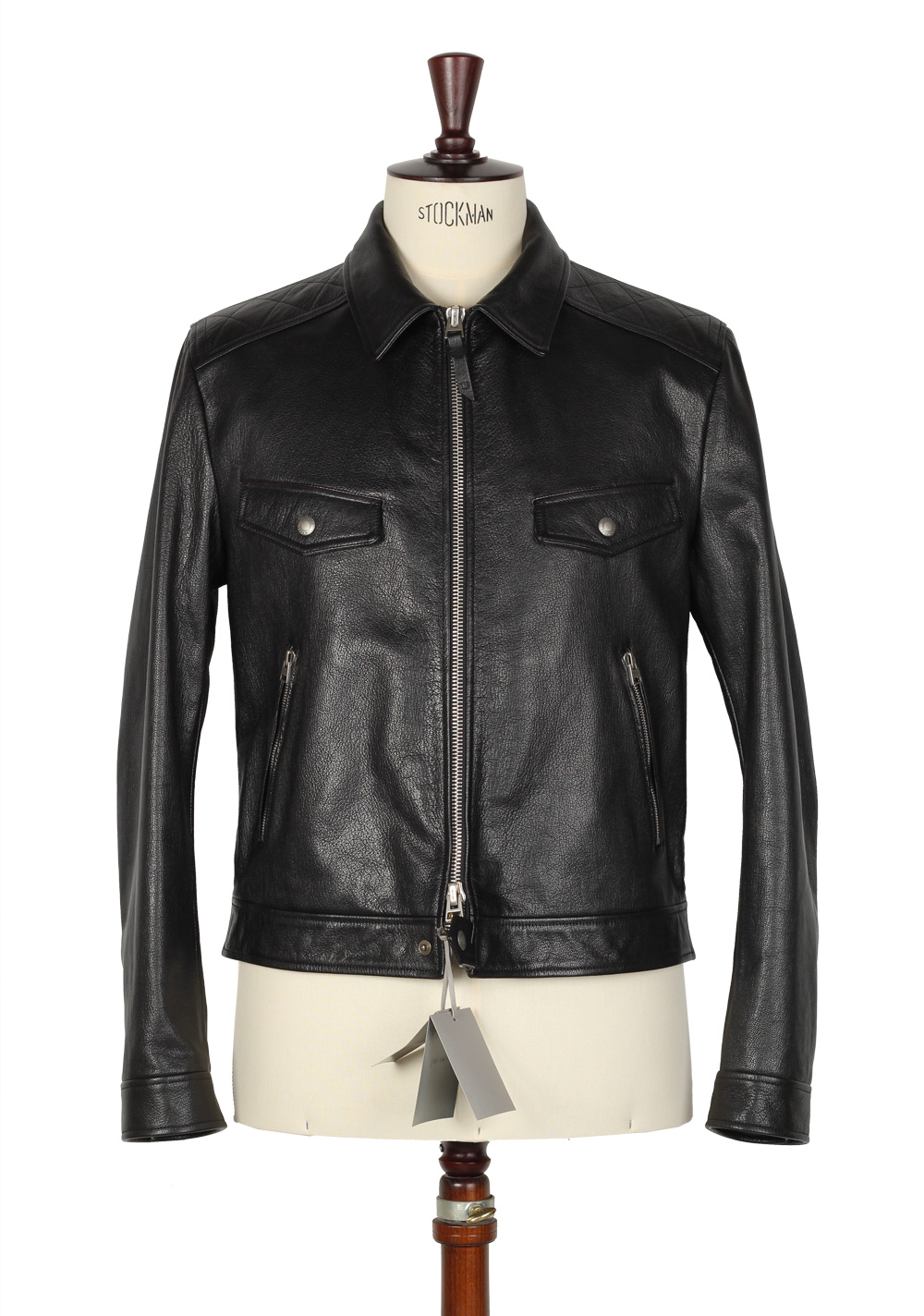 TOM FORD Leather Jacket Coat Size 56 / 46R U.S. Outerwear | Costume Limité