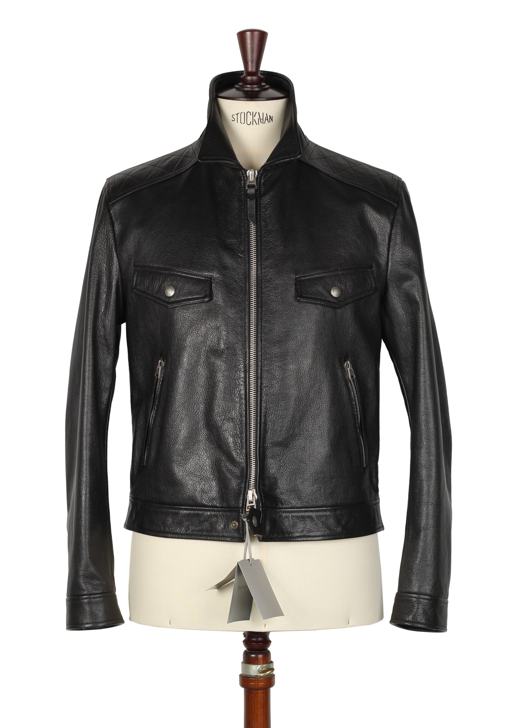 TOM FORD Leather Jacket Coat Size 56 / 46R U.S. Outerwear | Costume Limité