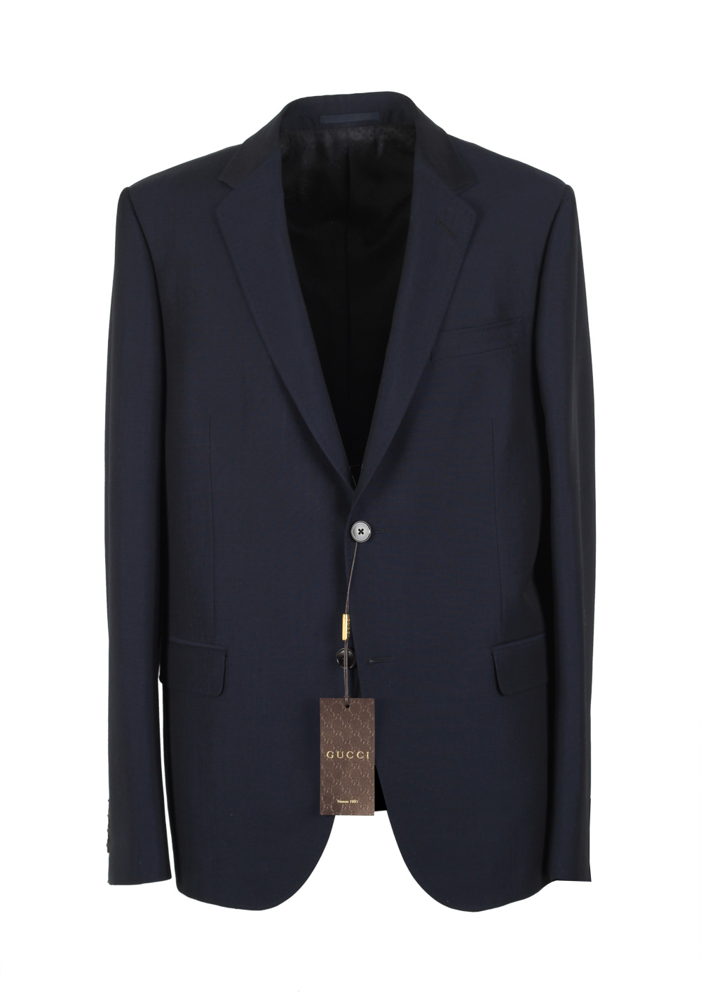 Gucci Navy Suit Size 54 / 44R U.S. Wool Mohair | Costume Limité