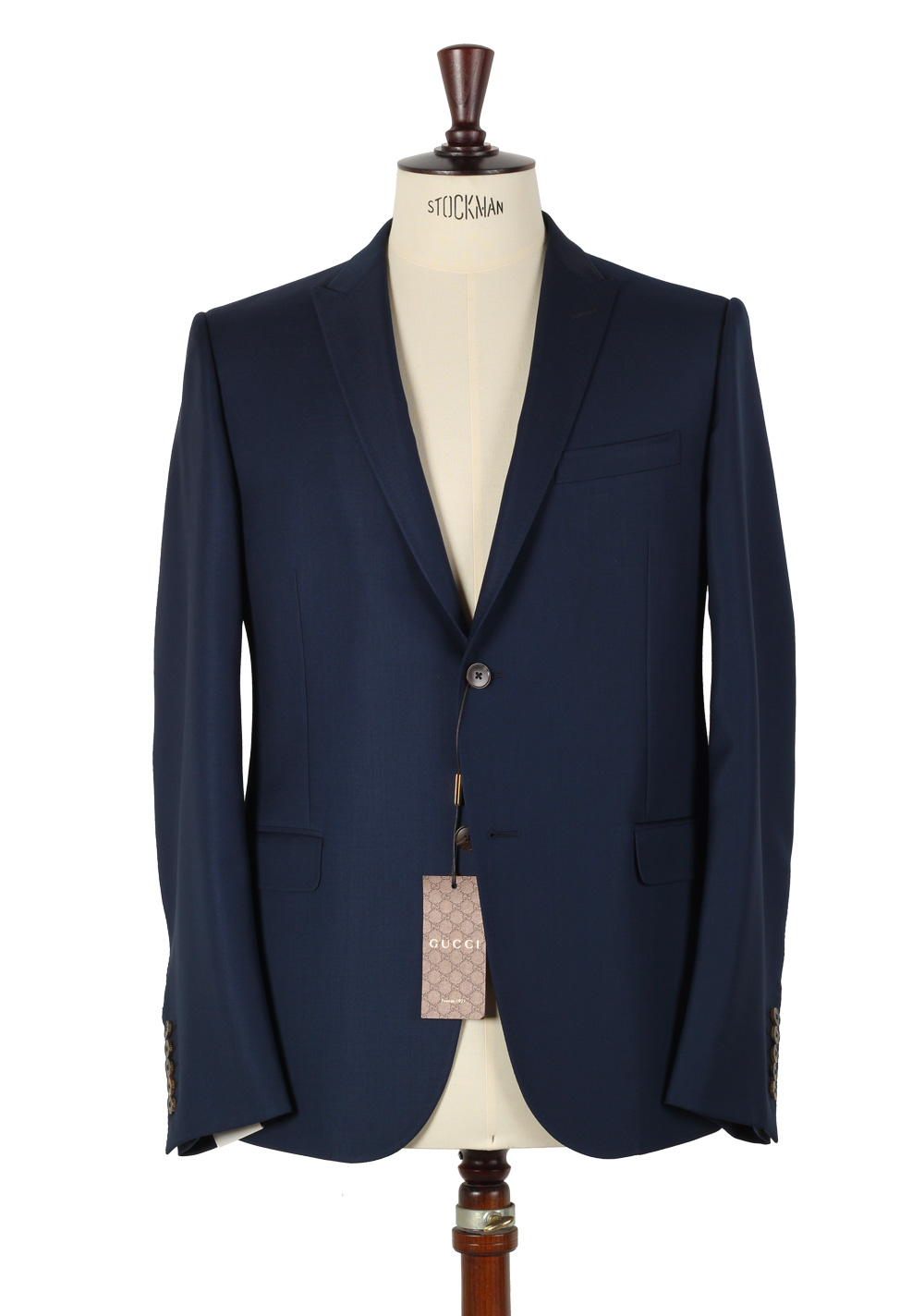 Gucci Navy Suit Size 54 / 44R U.S. Wool Cashmere | Costume Limité