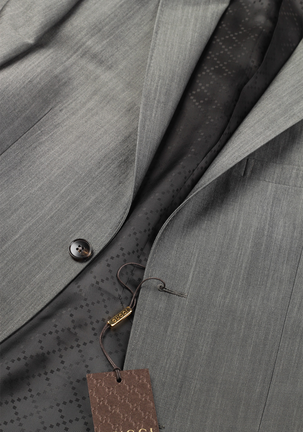 Gucci Gray Suit Size 44 / 34R U.S. Wool Mohair | Costume Limité