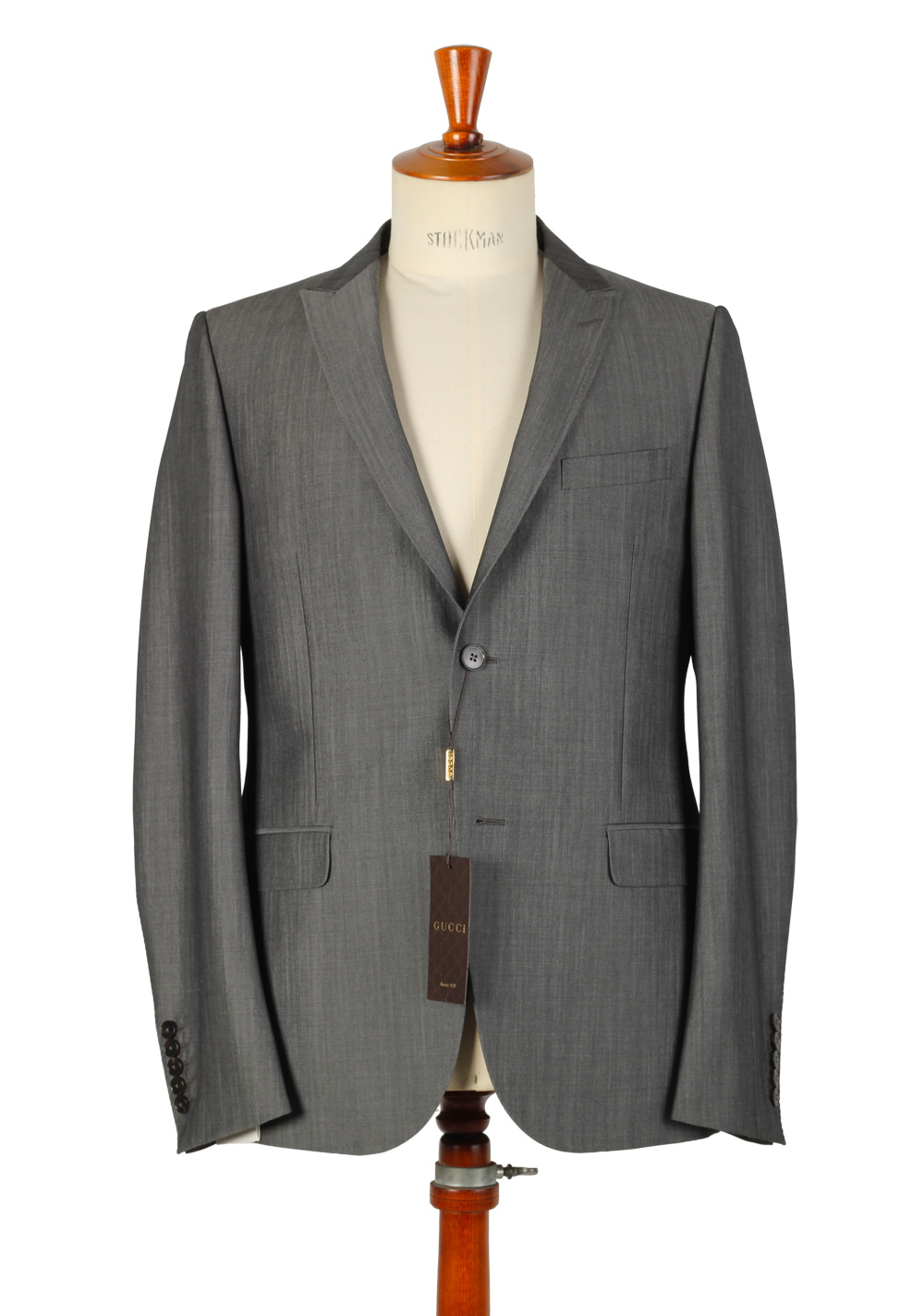 Gucci Gray Suit Size 50 / 40R U.S. Wool Mohair | Costume Limité