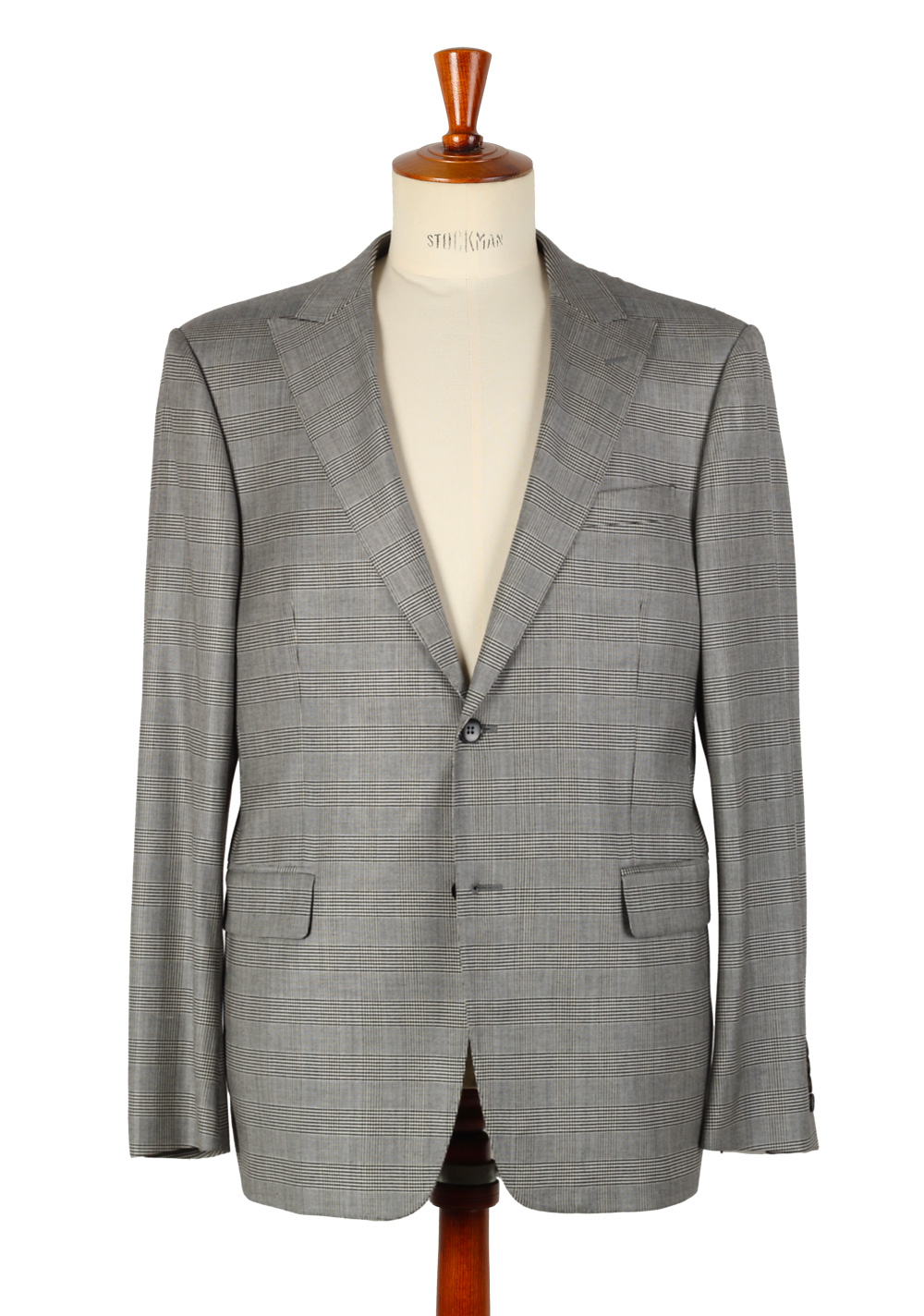 Gucci Navy Suit Size 52 / 42R U.S. Checked | Costume Limité