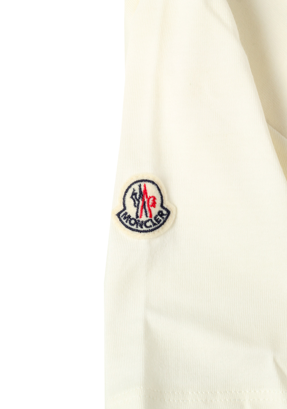 Moncler Crew Neck Tee Shirt Size S / 36R U.S. Off White | Costume Limité