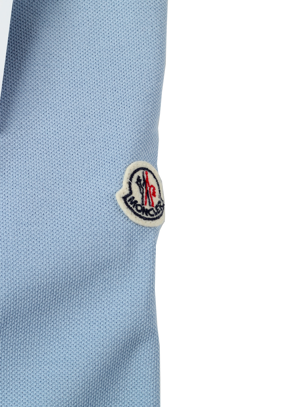 light blue moncler polo