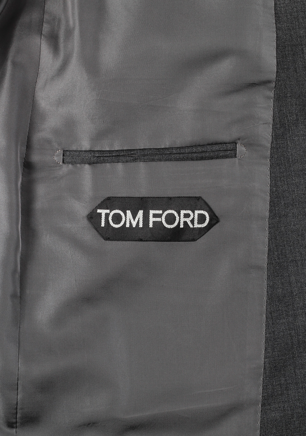 TOM FORD Gray Suit Size 50 / 40R U.S. Wool Fit A | Costume Limité