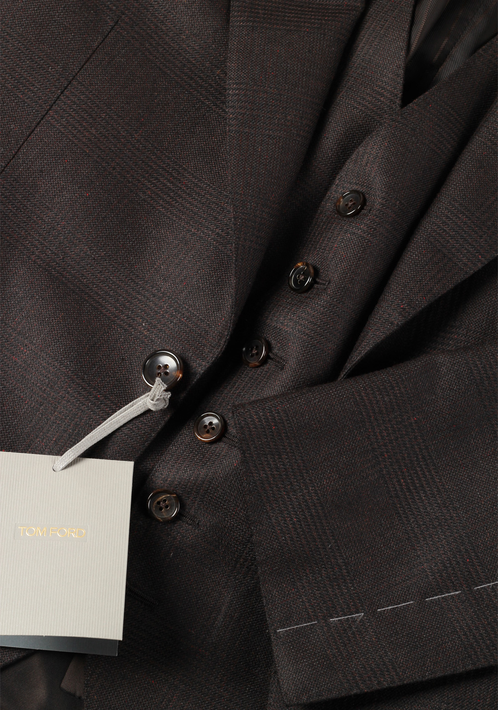 TOM FORD Windsor Brown 3 Piece Suit Size 50 / 40R U.S. Mohair Silk Wool Fit A | Costume Limité