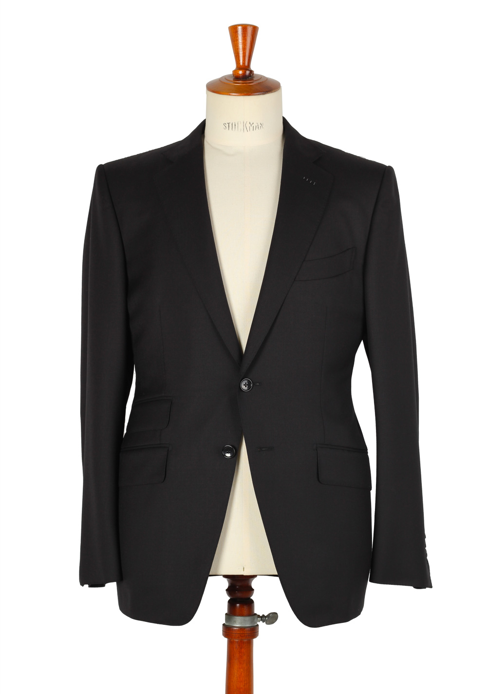 TOM FORD Black Suit Size 50C / 40S . Wool Base S | Costume Limité