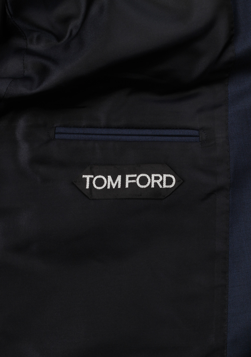 TOM FORD Navy Suit Size 56 / 46R U.S. Wool Fit Y | Costume Limité