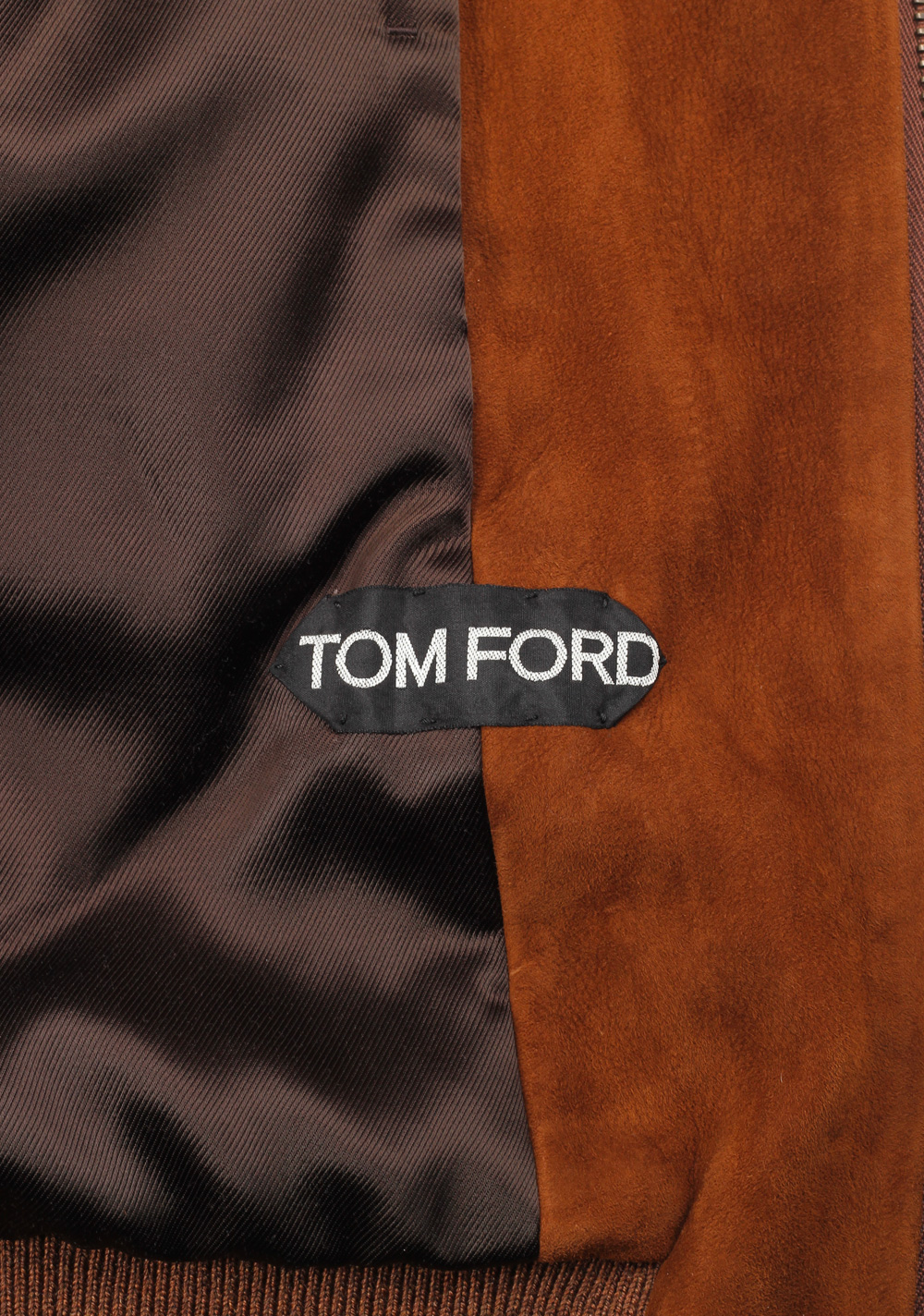 TOM FORD Leather Lambskin Suede Jacket Coat Size 50 / 40R U.S. Outerwear | Costume Limité