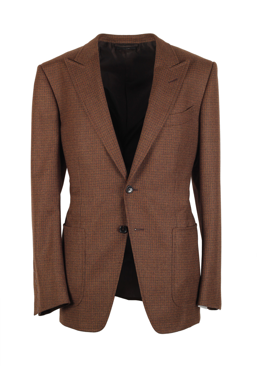 TOM FORD O’Connor Brown Sport Coat Size 50 / 40R U.S. Wool Fit Y | Costume Limité