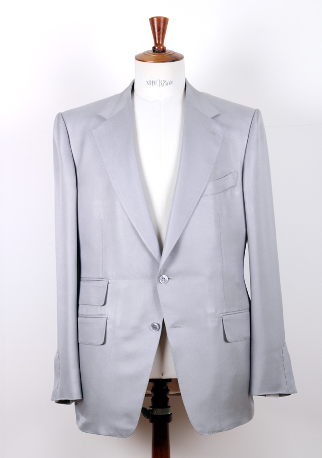 TOM FORD Sport Coat Size 54 / 44R Mulberry Silk | Costume Limité