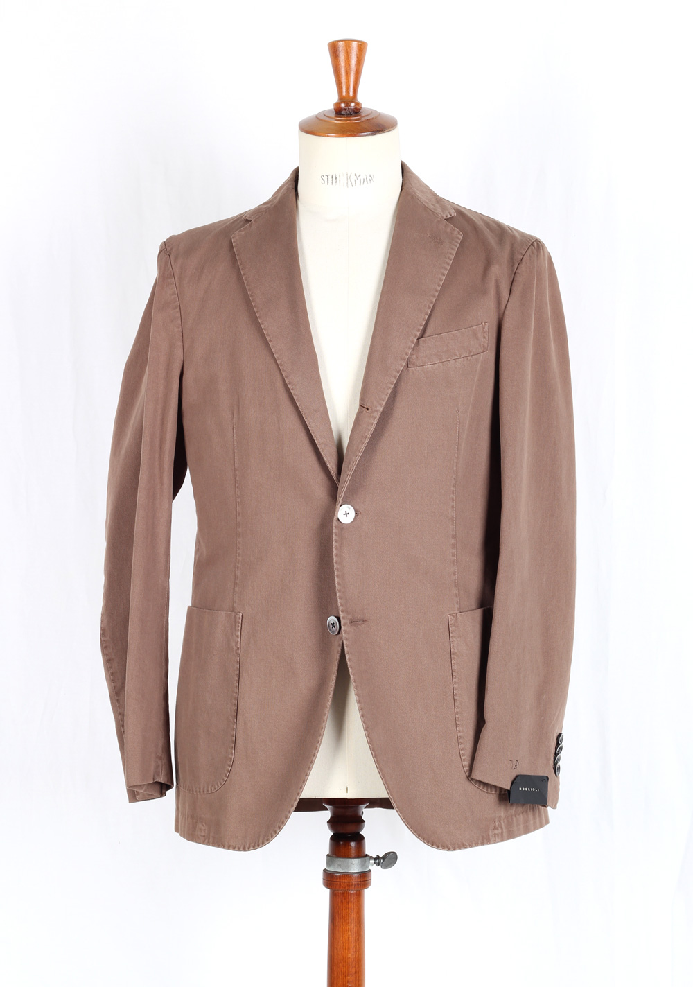 Boglioli Coat Sport Coat Size 52 / 42R U.S. Cotton | Costume Limité