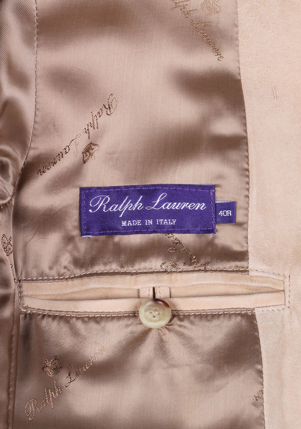 Ralph Lauren Purple Label Suede Sport Coat Size 50 / 40R U.S. Goatskin | Costume Limité