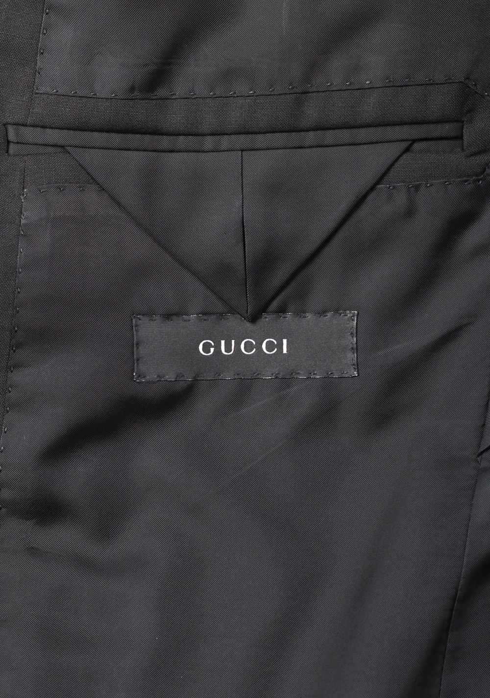 Gucci Black Suit Size 50 / 40R U.S. Wool | Costume Limité