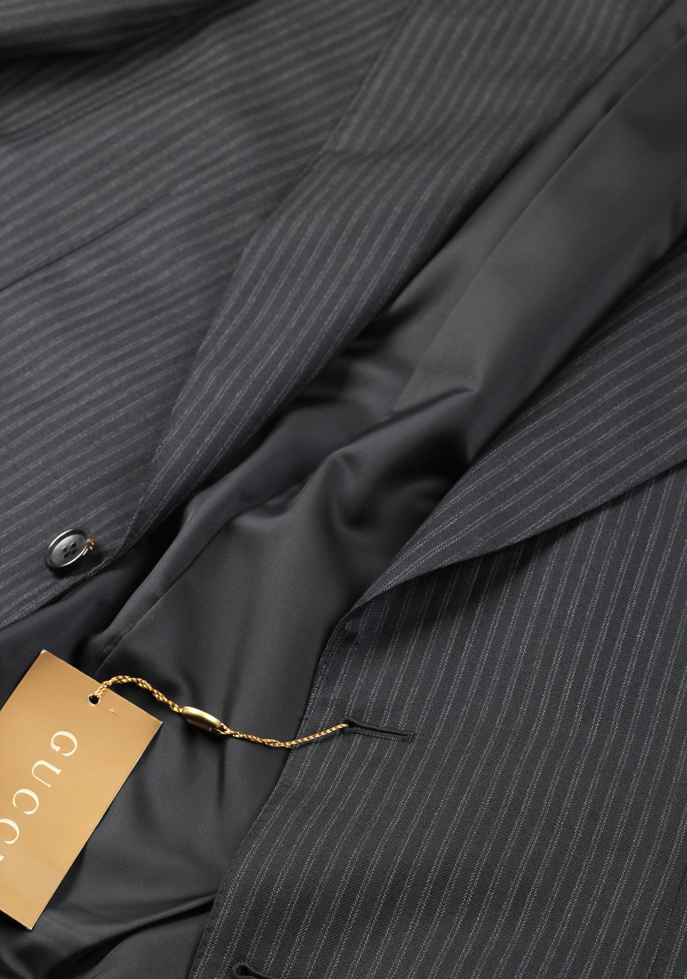 Gucci Black Suit Size 46 / 36R U.S. Wool | Costume Limité