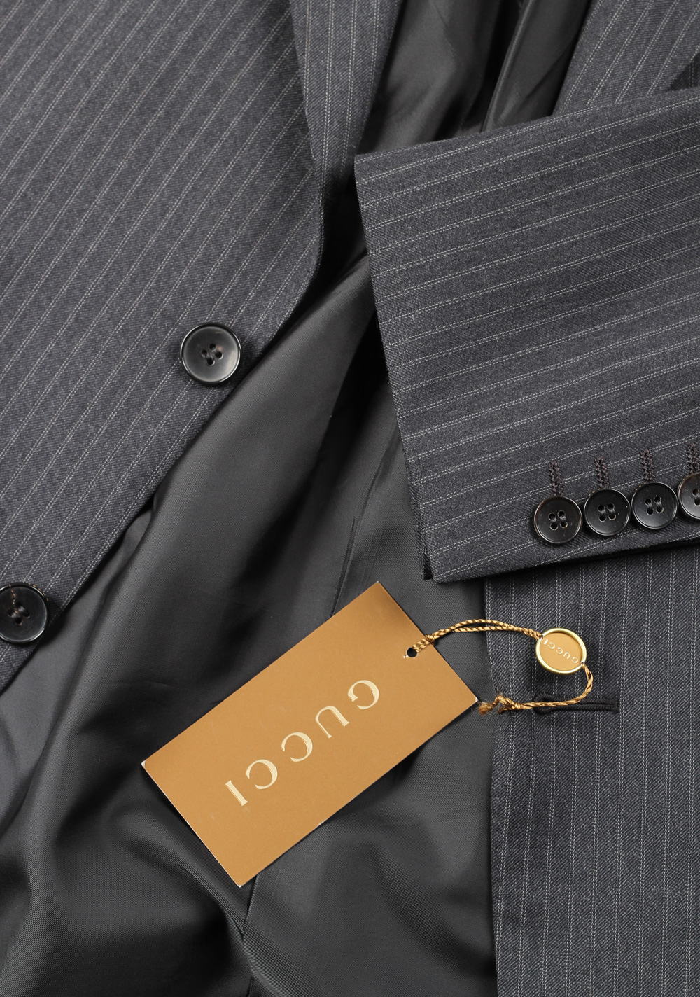 Gucci Gray Suit Size 48 / 38R U.S. Wool | Costume Limité