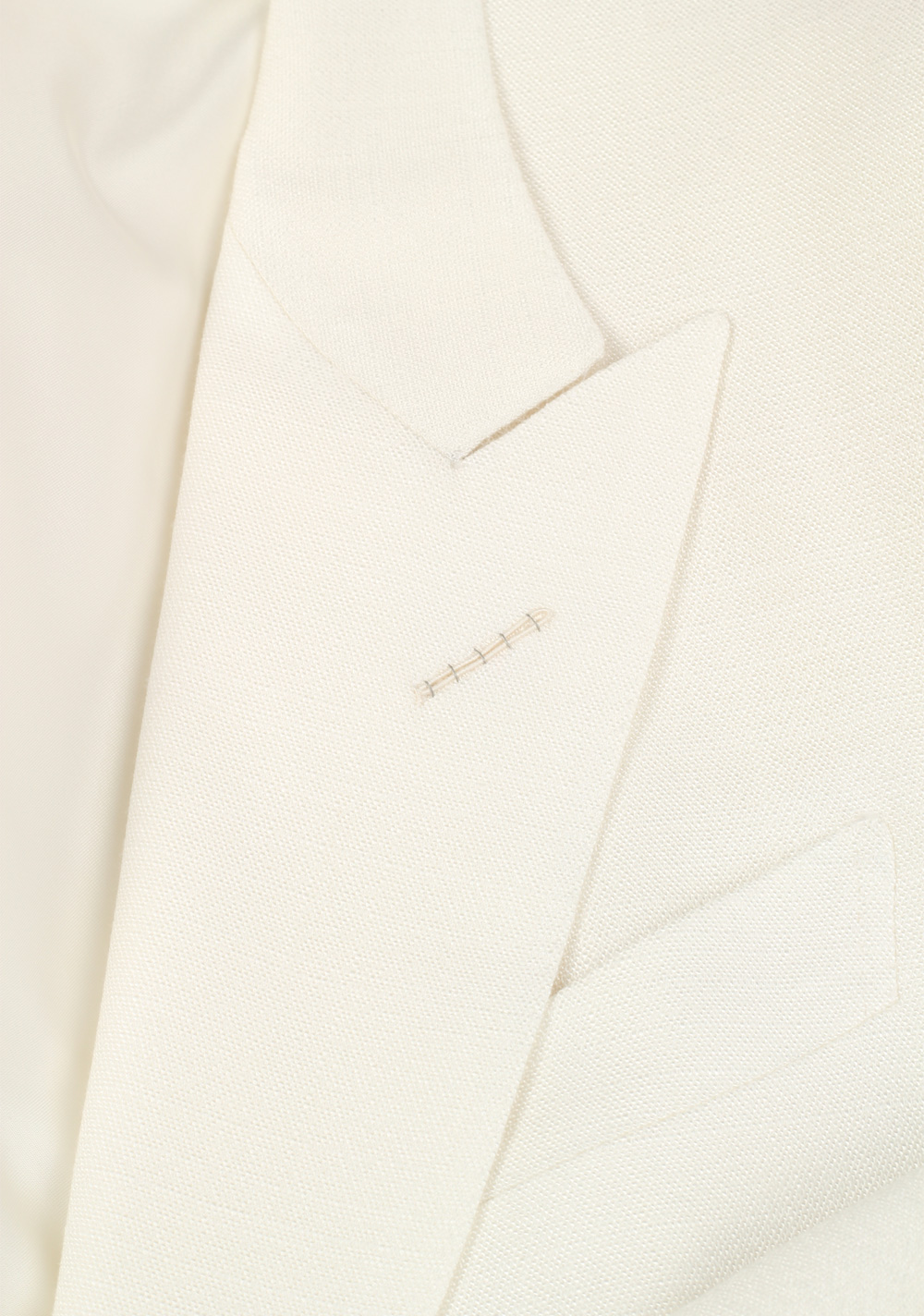 TOM FORD Shelton Off White Sport Coat Size 52 / 42R U.S. Rayon Silk Lining | Costume Limité