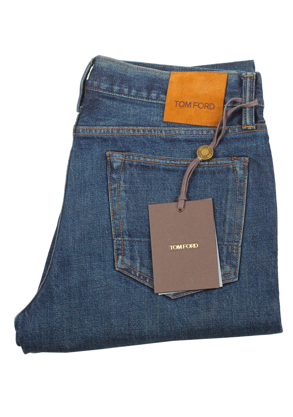 TOM FORD Blue Slim Fit Jeans TFD001 Size 49 / 33 . | Costume Limité