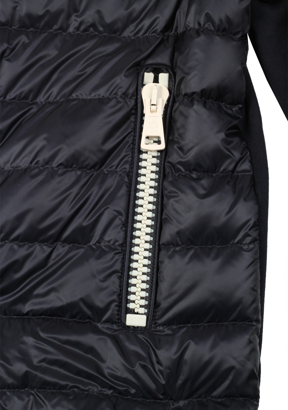 Moncler Navy Maglia Cardigan Quilted Padded Coat Size 3 / M / 50 / 40 U ...