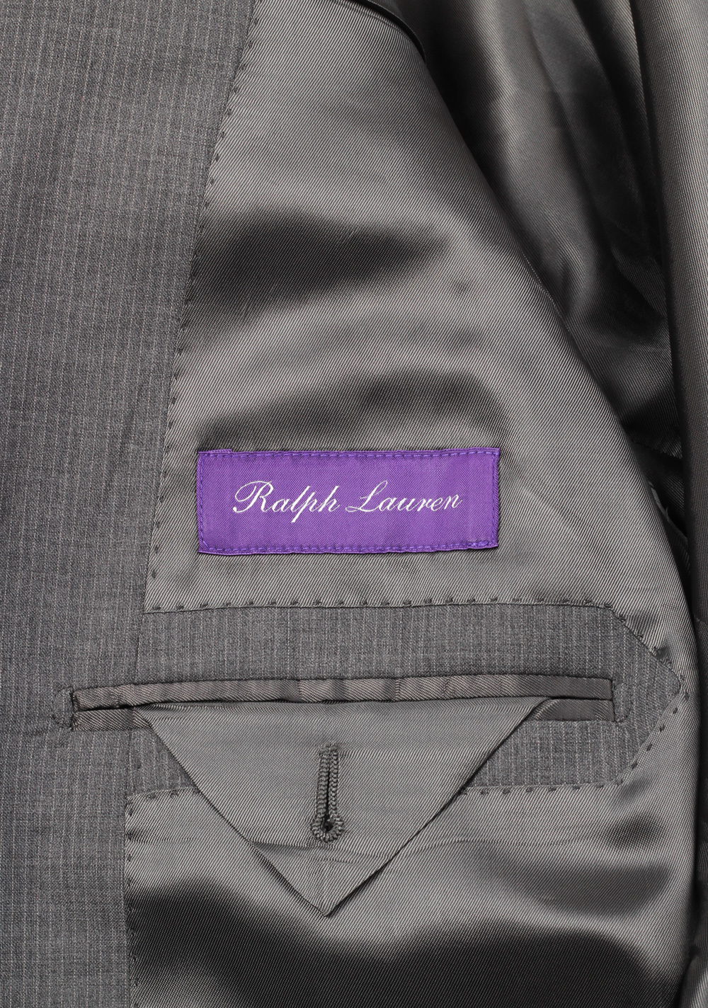 Ralph Lauren Purple Label Gray Suit Size 56 / 46R U.S. In Wool | Costume Limité