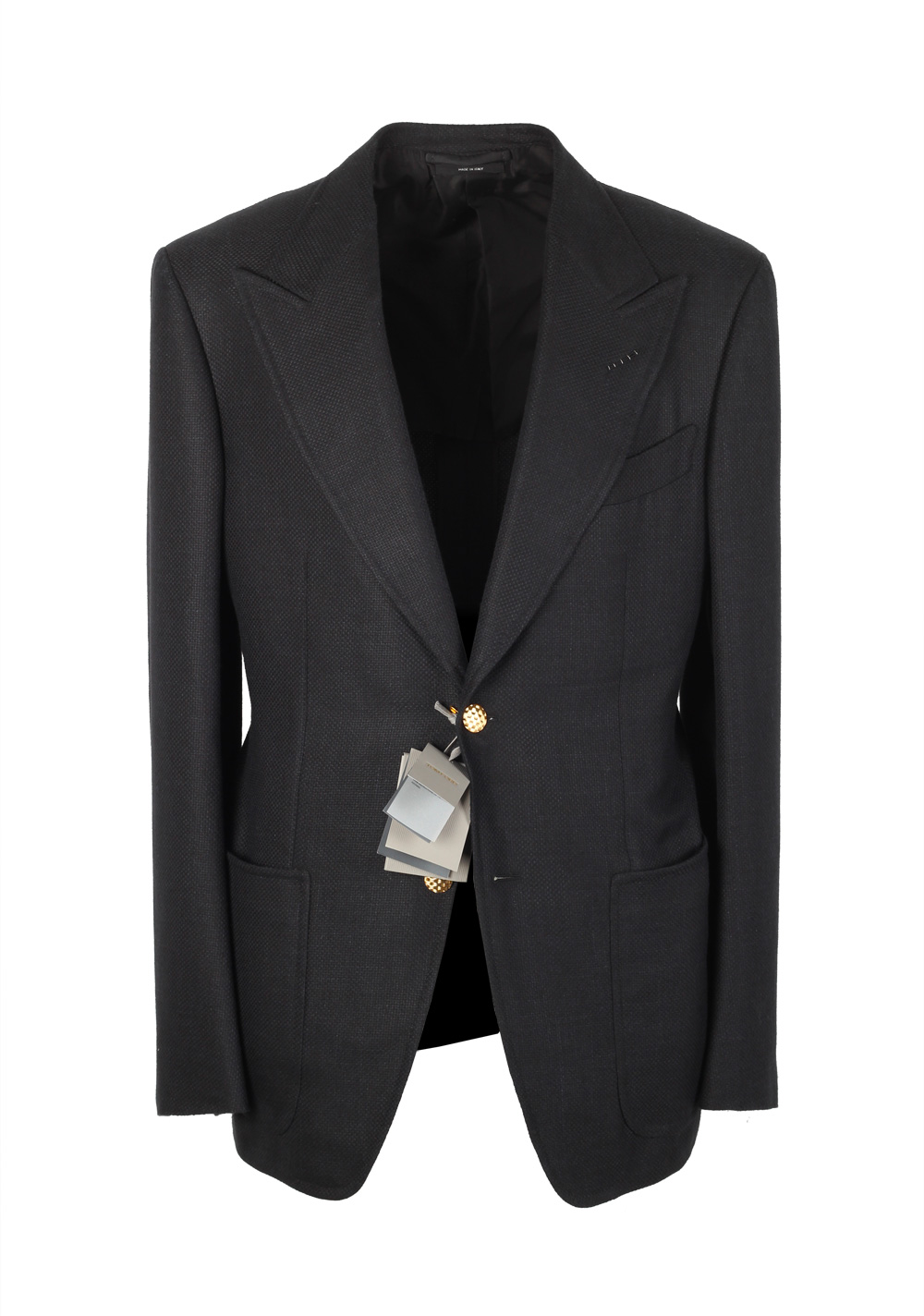 TOM FORD Spencer Black Sport Coat Size 48 / 38R . Base D | Costume Limité