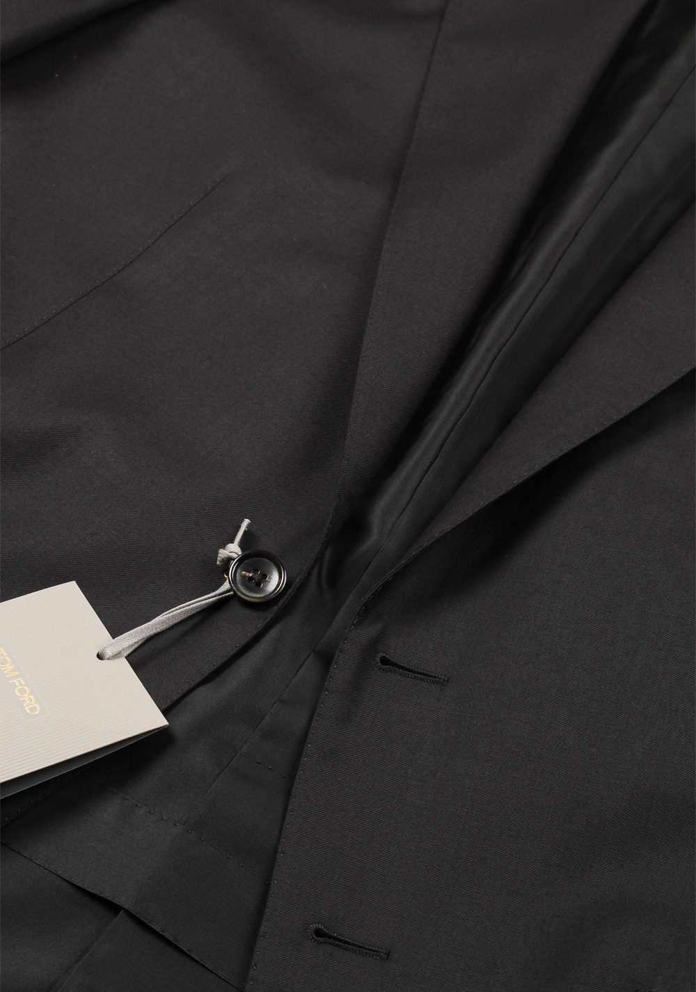 TOM FORD O’Connor Black Suit Size 52C / 42S U.S.  Wool Fit Y | Costume Limité