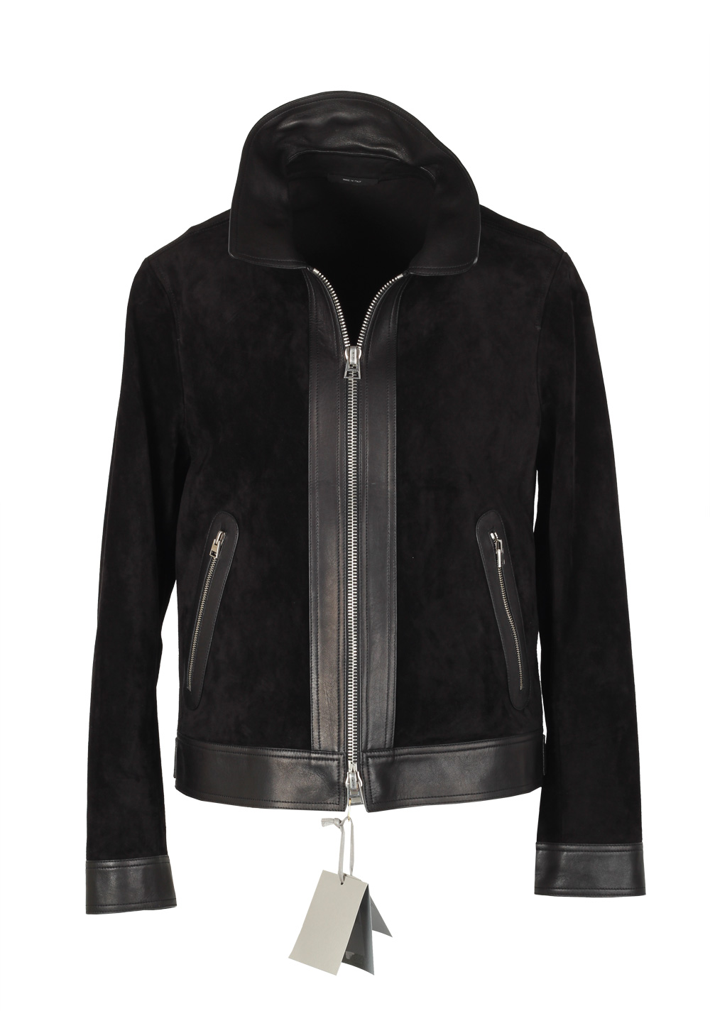 TOM FORD Cashmere Suede Leather Blouson Jacket Coat Size 50 / 40R .  Outerwear | Costume Limité