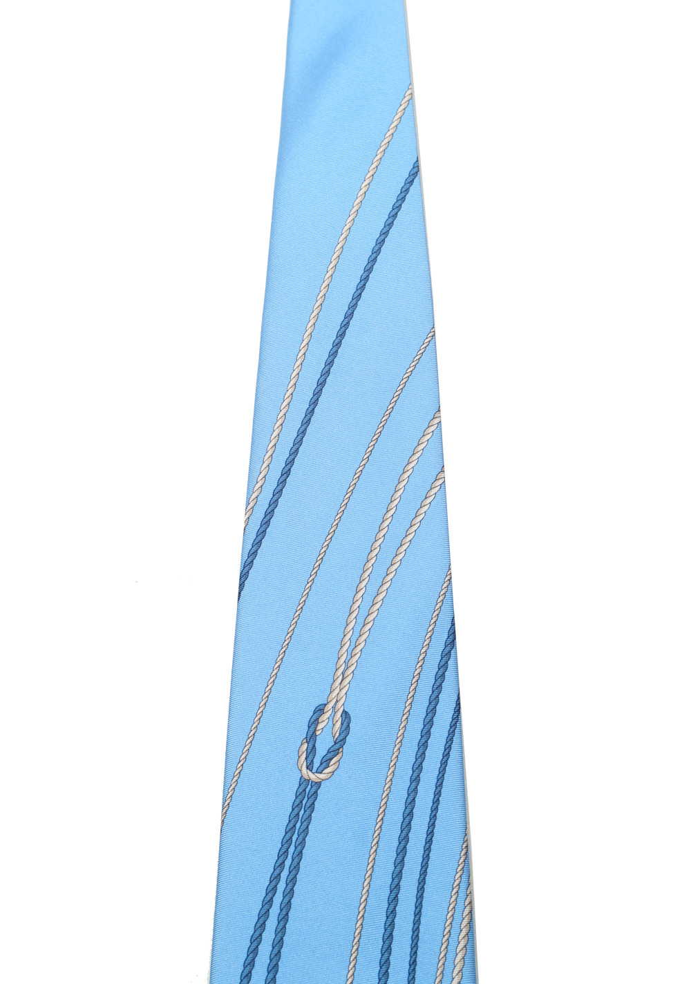 Gucci Blue Patterned Rope Tie | Costume Limité