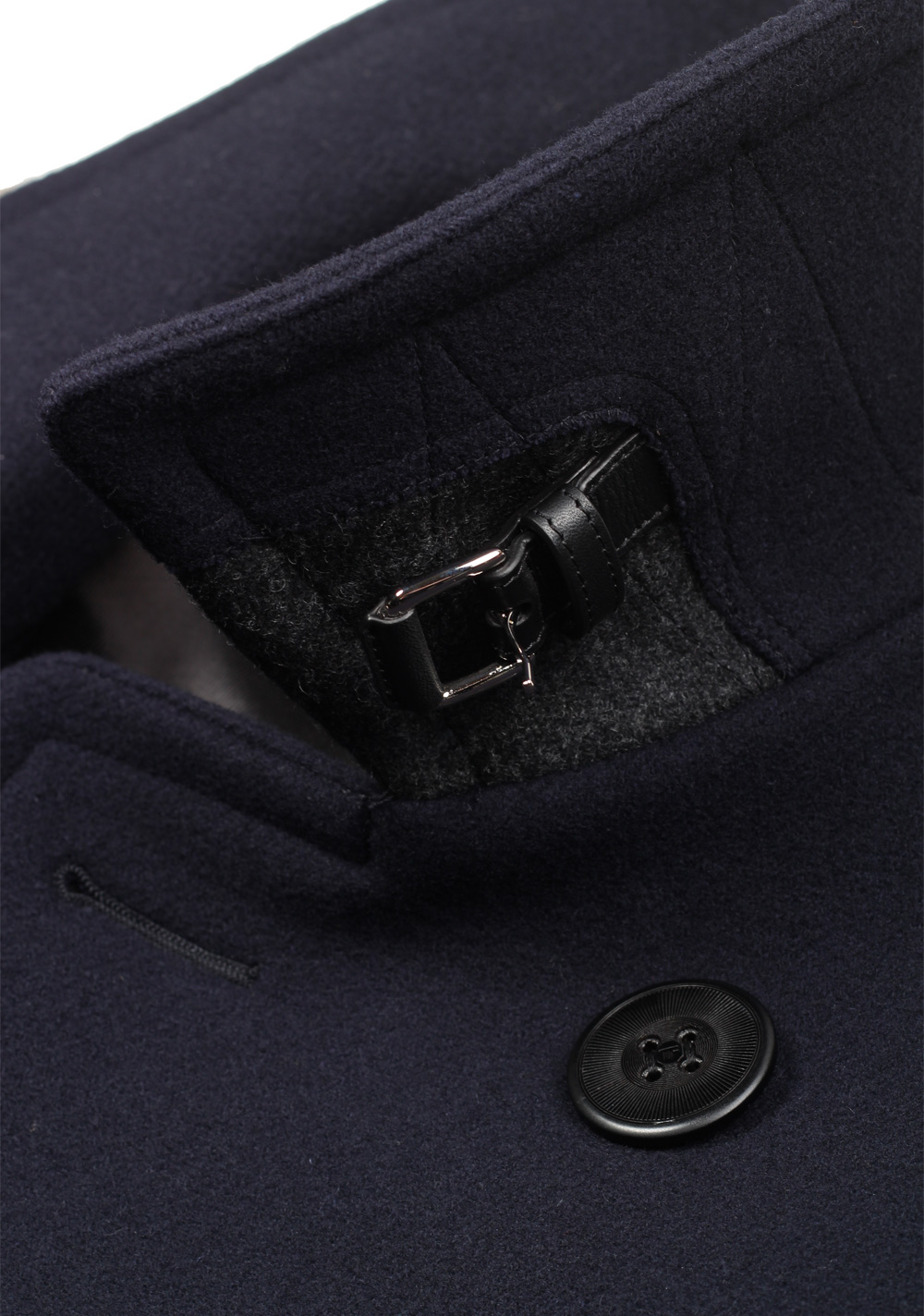 TOM FORD Navy Pea Coat Size 56 / 46R U.S. Outerwear | Costume Limité