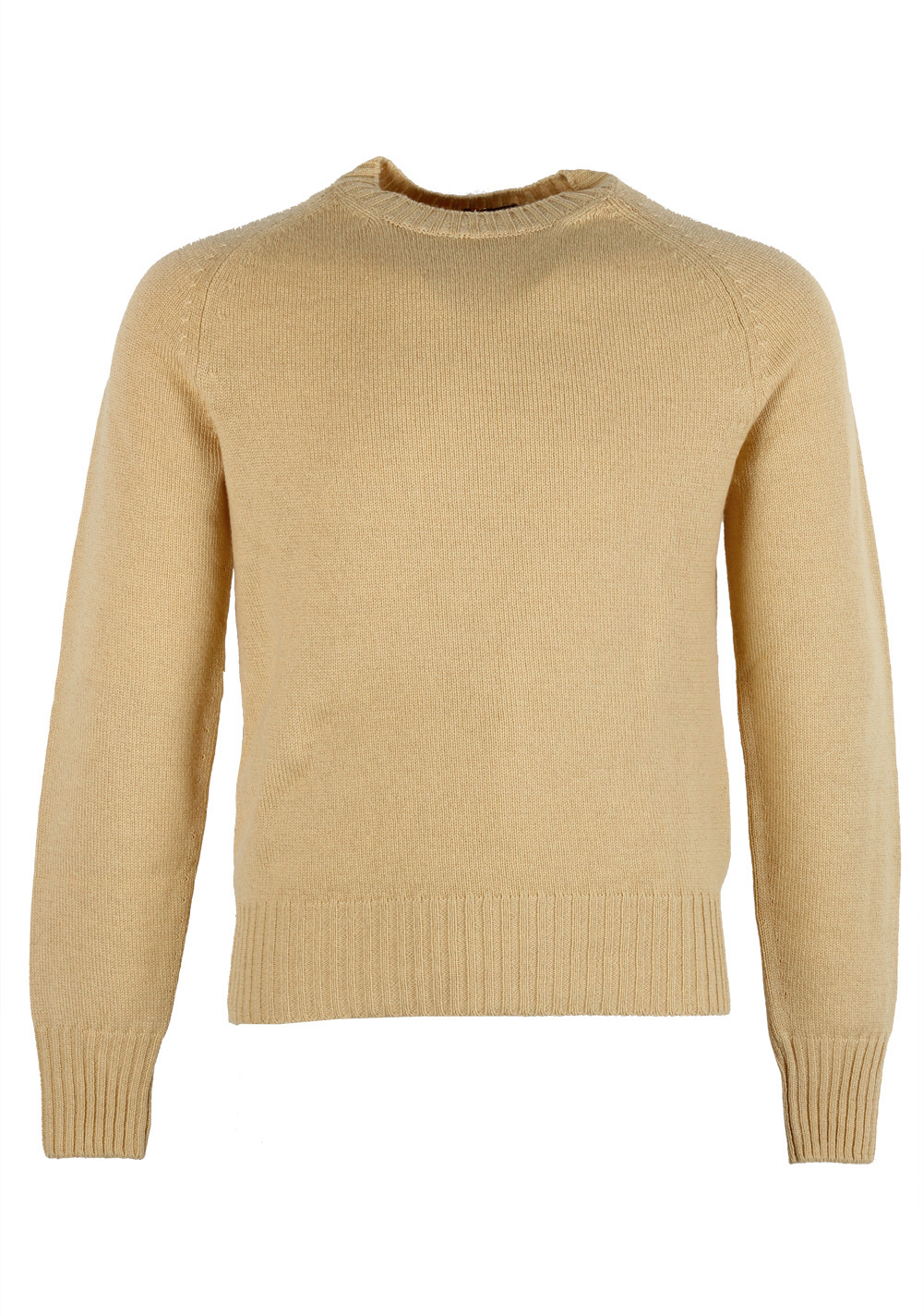 TOM FORD Yellow Crew Neck Sweater Size 48 / 38R U.S. In Cashmere Linen | Costume Limité