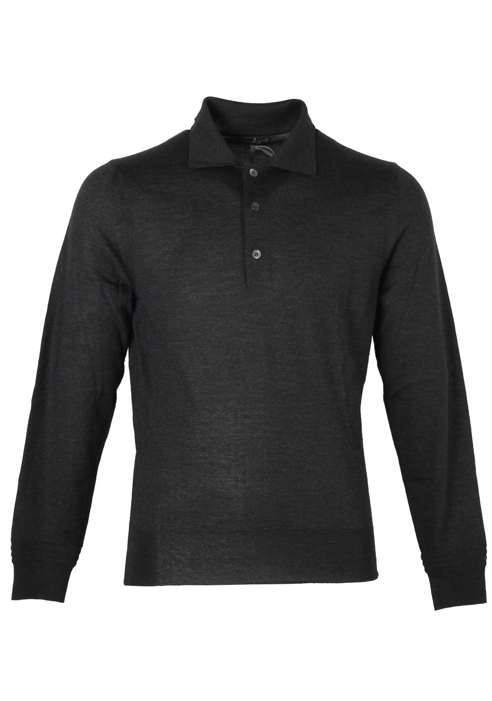 TOM FORD Black Long Sleeve Polo Sweater Size 48 / 38R U.S. In Cashmere ...