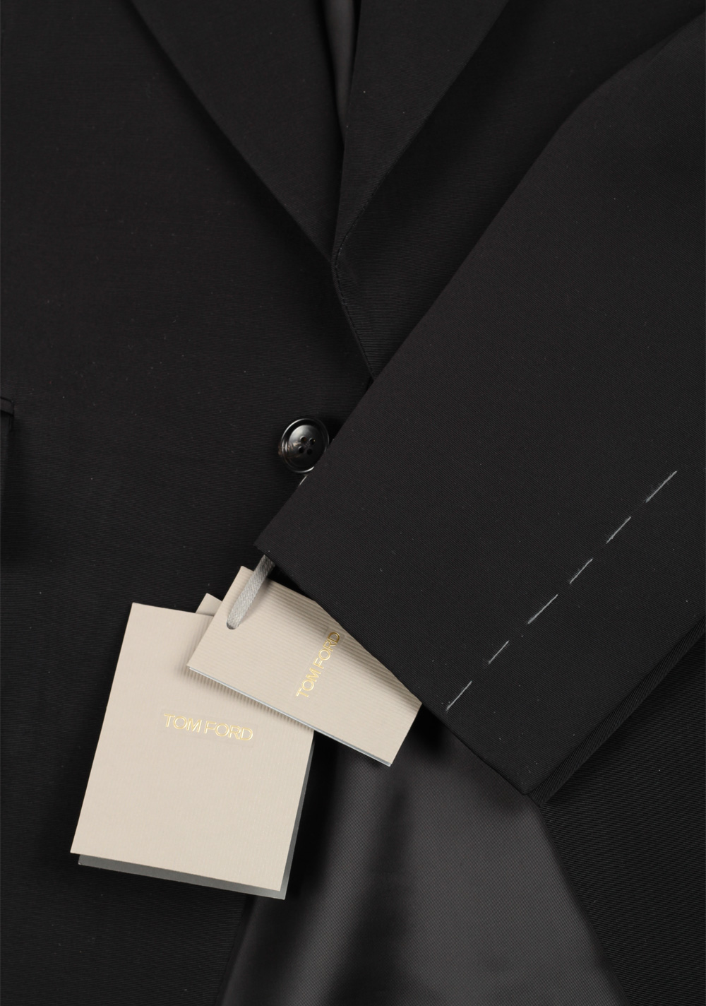 TOM FORD Basic Double Black Suit | Costume Limité