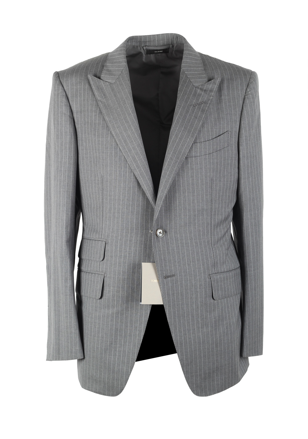 TOM FORD O'Connor Striped Gray Suit Size 50 / 40R . In Wool | Costume  Limité