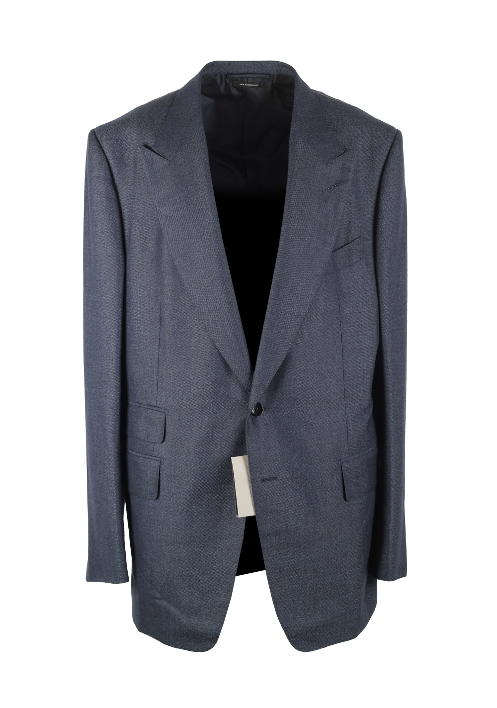 TOM FORD Shelton Blue Suit Size 58L / 48L U.S. In Wool Silk | Costume ...