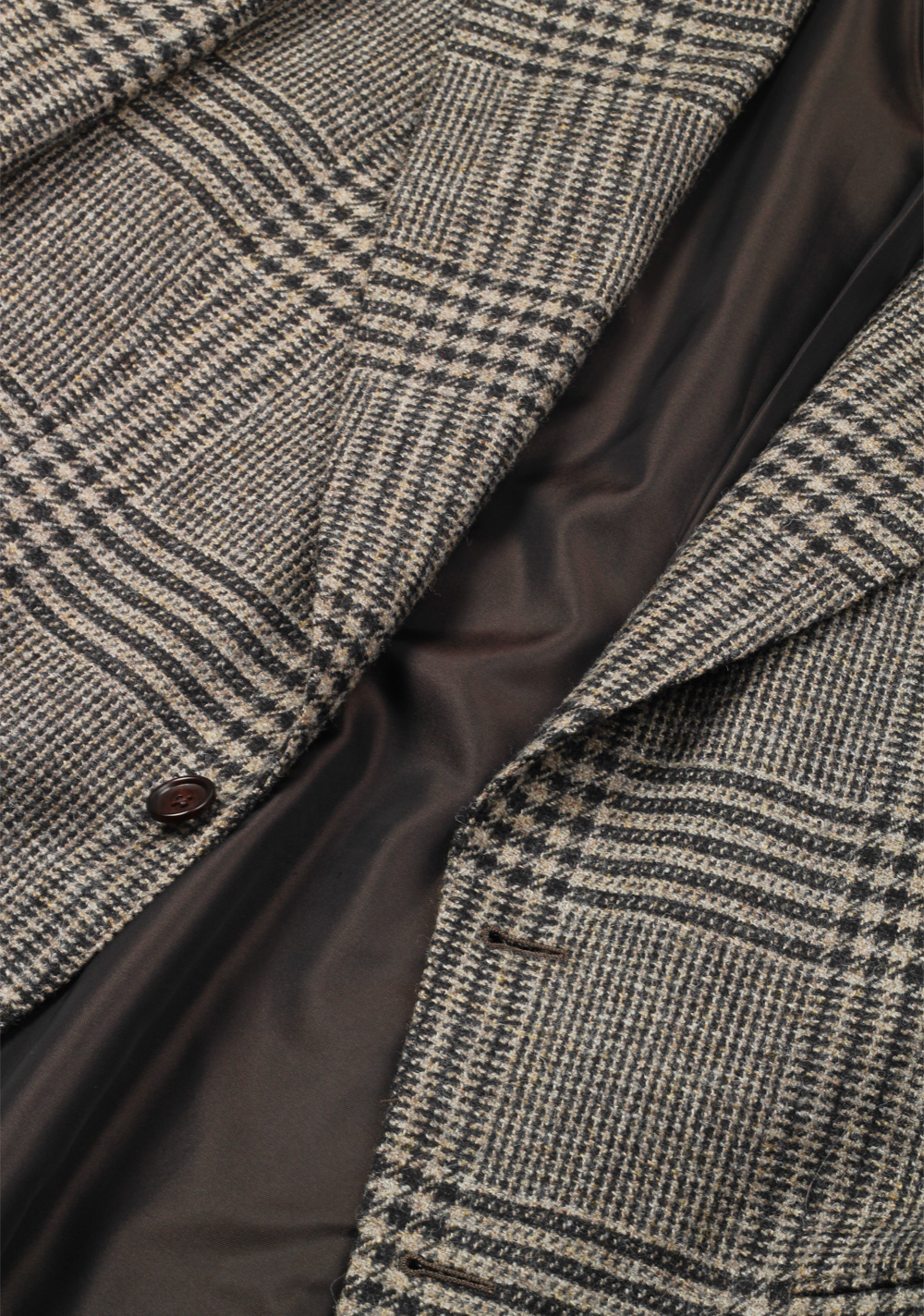 TOM FORD Shelton Checked Brown Sport Coat Size 50 / 40R U.S. In Wool Cashmere | Costume Limité