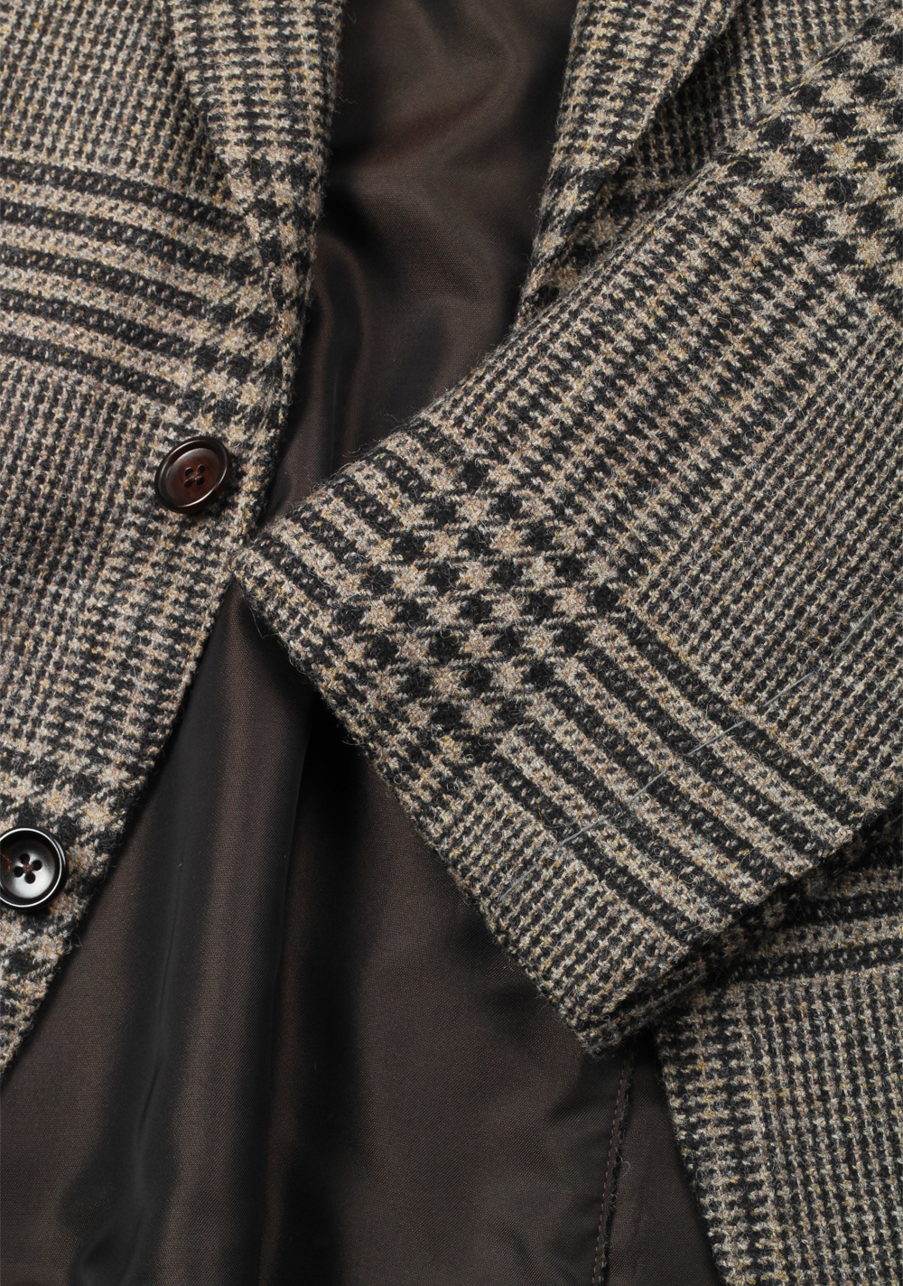 TOM FORD Shelton Checked Brown Sport Coat Size 50 / 40R U.S. In Wool Cashmere | Costume Limité