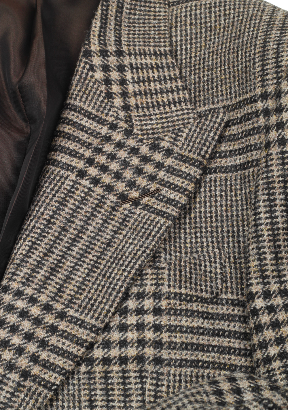 TOM FORD Shelton Checked Brown Sport Coat Size 50 / 40R U.S. In Wool Cashmere | Costume Limité