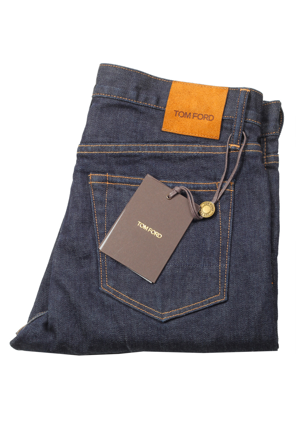 TOM FORD Blue Straight Jeans TFD002 Size 48 / 32 . | Costume Limité