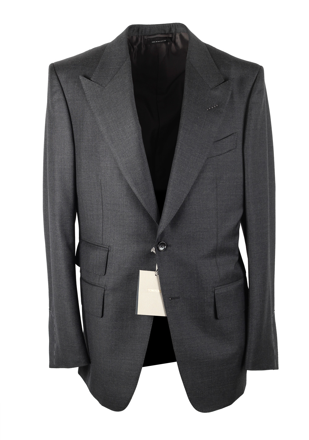 TOM FORD Windsor Signature Solid Gray Suit | Costume Limité