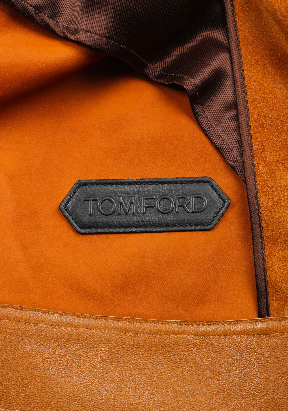 TOM FORD Brown Cashmere Suede Western Jacket Size 48 / 38R U.S. Outerwear | Costume Limité