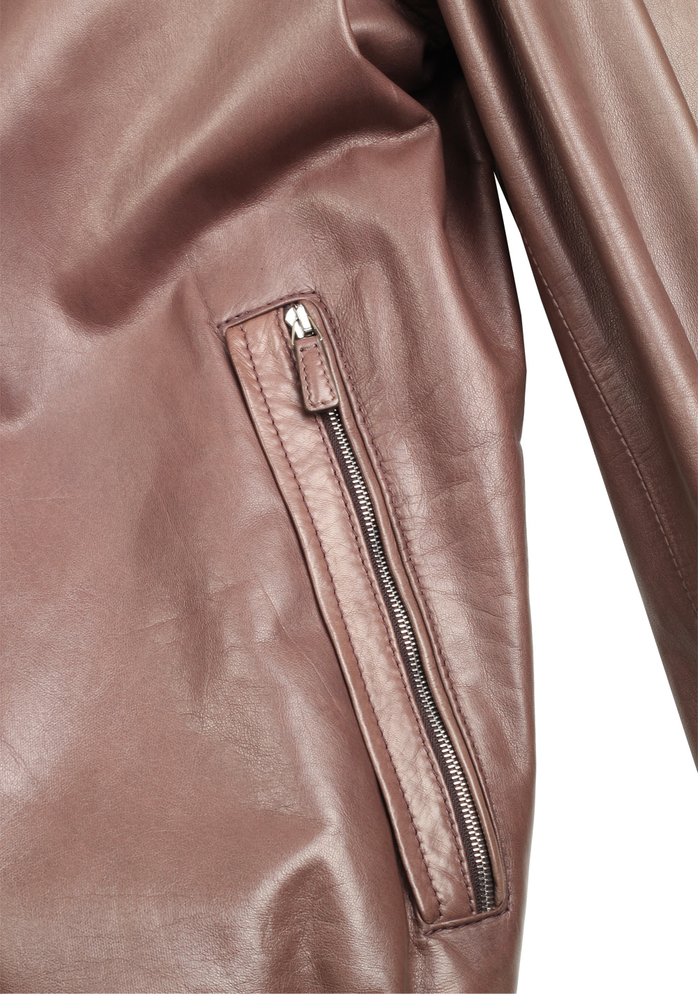 Zegna Reversible Leather Jacket in Brown for Men
