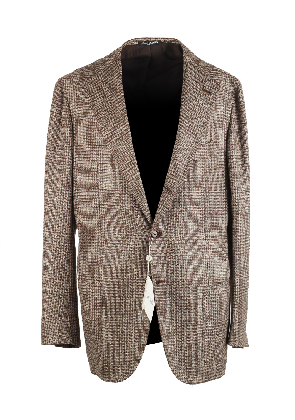 Orazio Luciano Beige Sport Coat Size 50L / 40L U.S. In Wool Linen Silk ...